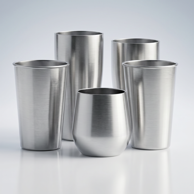 ColdWell™ Arctic Steel Cups (Set of 5)