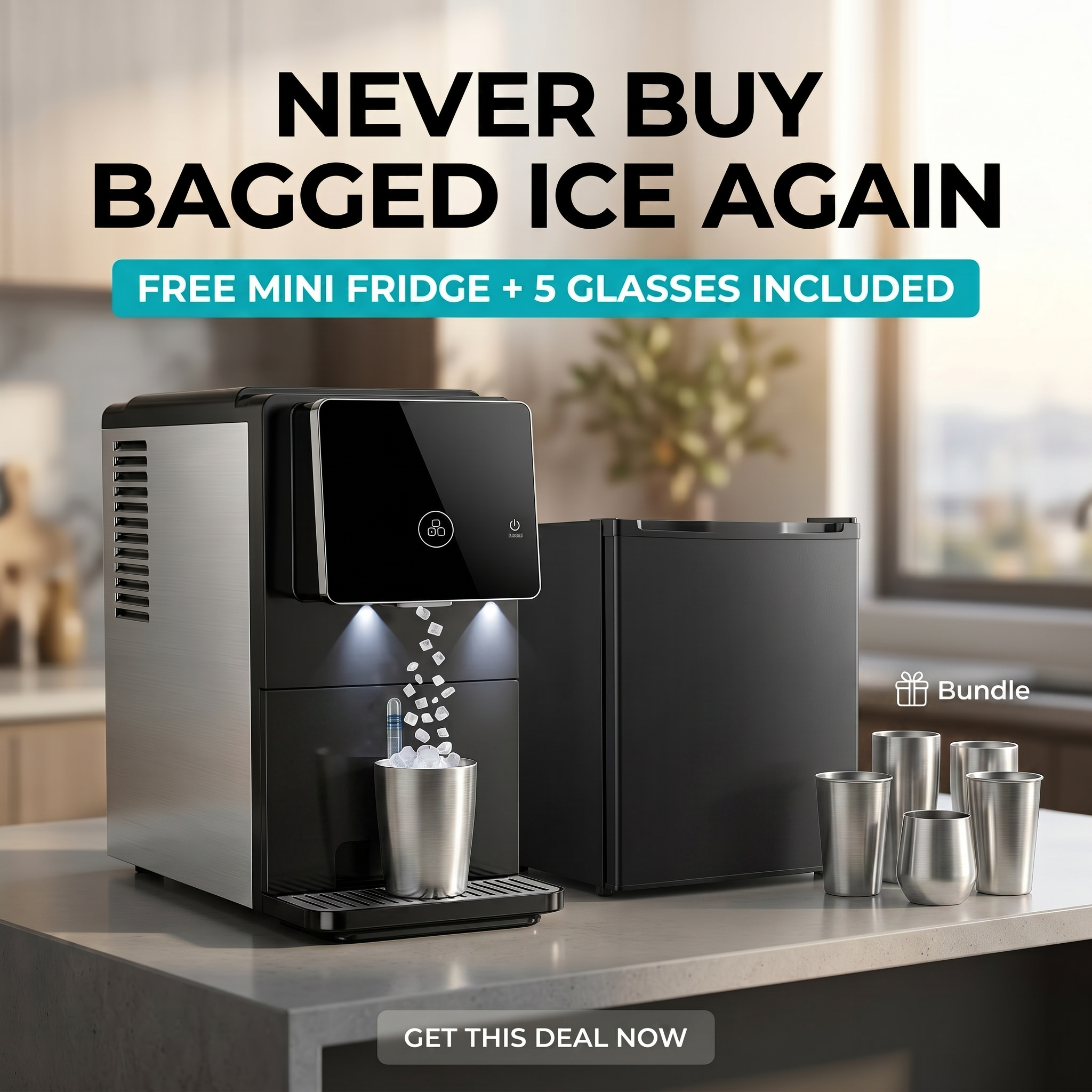 ColdWell™  Arctic Countertop Ice Maker
